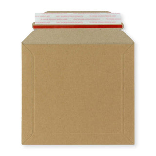 Manila Brown Peel & Seal Rigid Board Mailers Envelope (164 x 180mm)