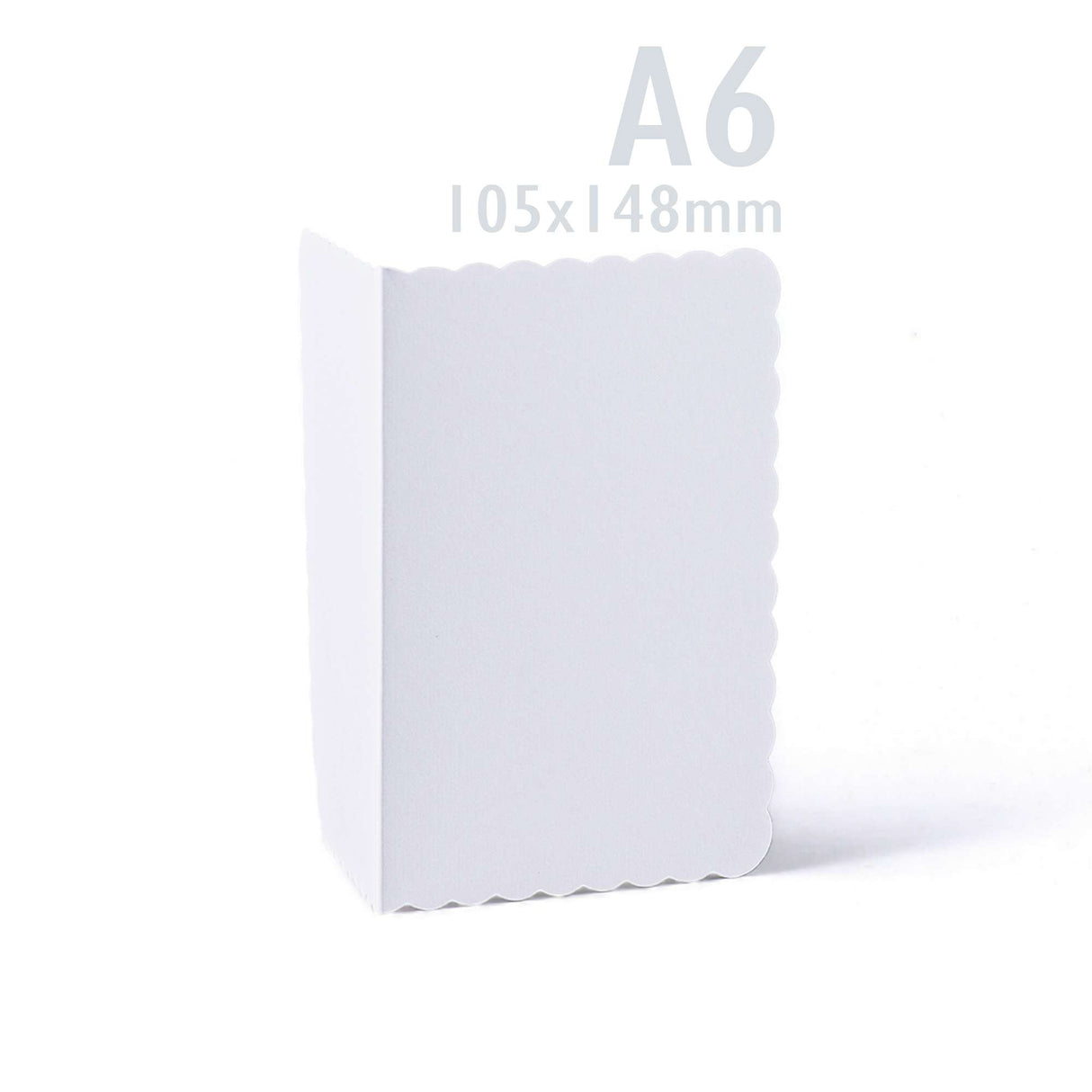 White Scalloped Cards & Envelopes Pack