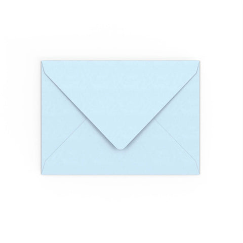 Pale Blue Gummed V-Flap Envelope (133 x 184mm)