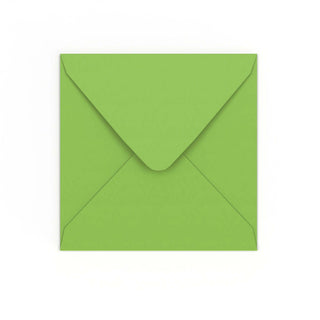 Mid Green Gummed V-Flap Envelope (155 x 155mm)