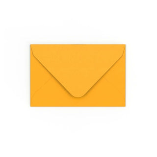Dark Yellow Gummed V-Flap Envelope (65 x 94mm)
