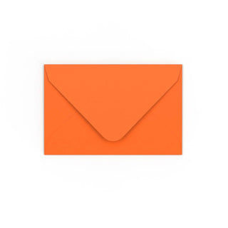 Orange Gummed V-Flap Envelope (65 x 94mm)