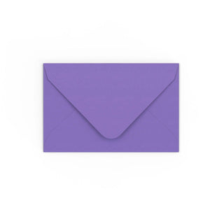 Purple Gummed V-Flap Envelope (65 x 94mm)