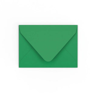 C7 Dark Green Gummed V-Flap Envelope (82 x 113mm)