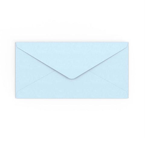 DL Pale Blue Gummed V-Flap Envelope (110 x 220mm)