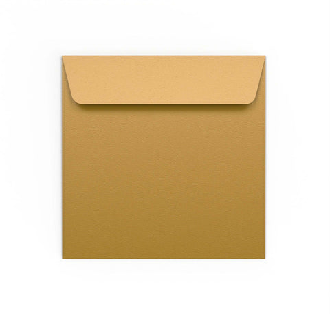 Gold Coloured Peel & Seal Envelope (155 x 155mm)