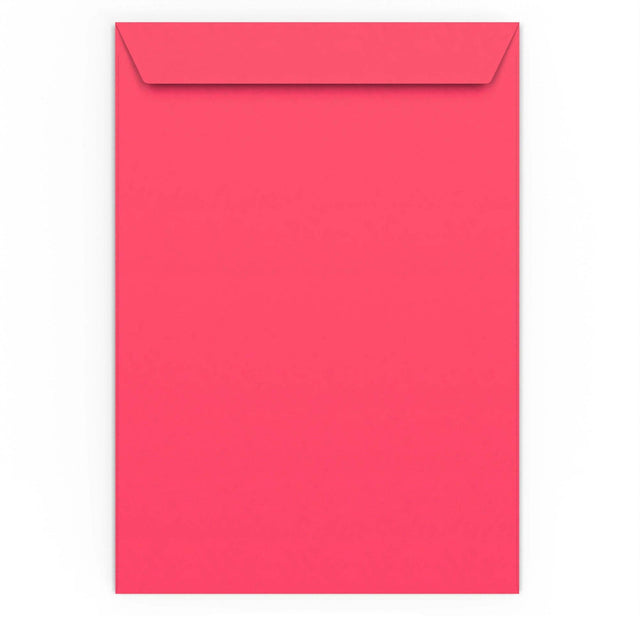 C4 Bright Pink Peel & Seal Envelope (324 x 229mm)