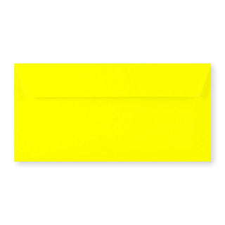 DL Yellow Peel & Seal Neon Envelope (110 x 220mm)