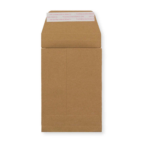 C6 Manila Brown Peel & Seal Manila Gusset Envelope (114 x 162 x 25mm)