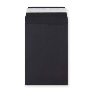 C5 Black Peel & Seal Gusset Envelope (162 x 229 x 25mm)