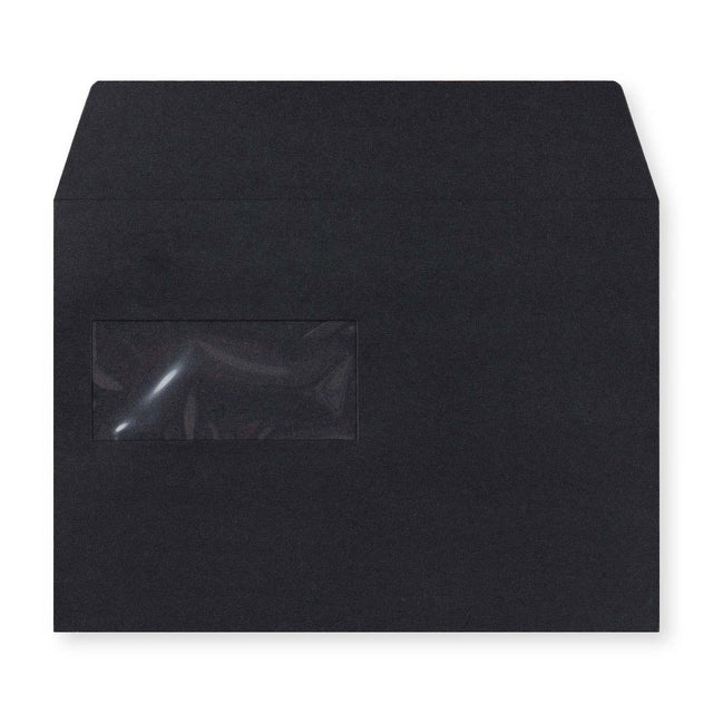 C5 Black Luxury Peel & Seal Envelope (162 x 229mm)