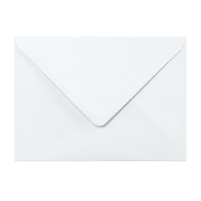 V-Flap Recycled Envelopes White 133 x 184 mm
