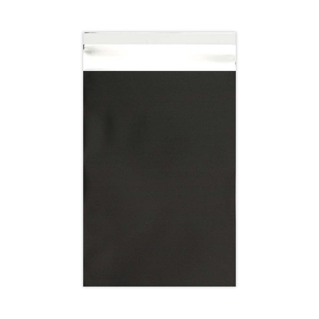 Matt Finish Foil Bags Black 162 x 114 mm (C6)