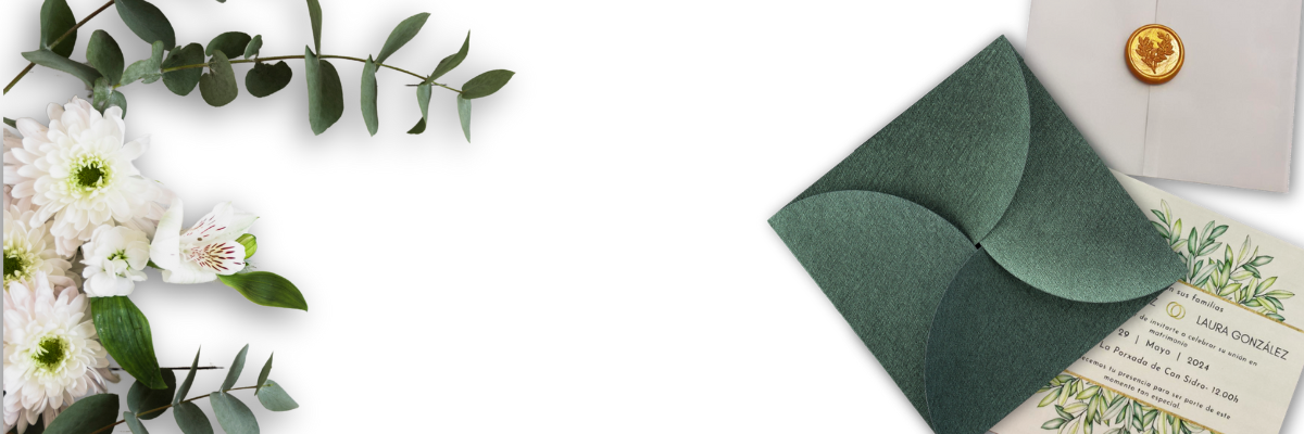 Envelopes for wedding invitations