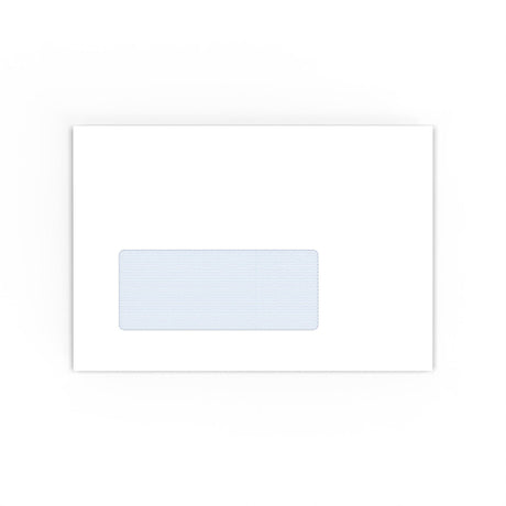 White Envelope with Internal Opacity - Window 114x162mm (C6)