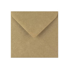 Ribbed Kraft Envelope 130x130 mm
