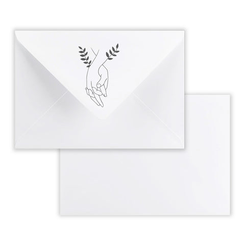 Wedding Envelopes (Hand Bonding Design) White 162 x 229 mm (C5)