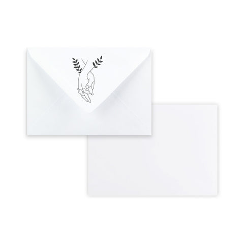 Wedding Envelopes (Hand Bonding Design) White 114 x 162 mm (C6)