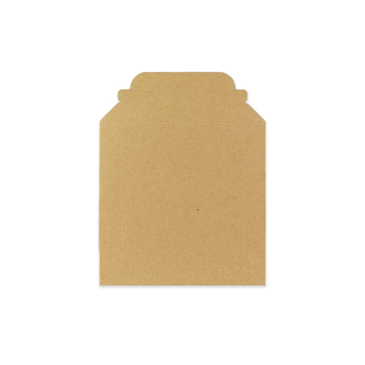 Manila Brown Peel & Seal Rigid Board Mailers Envelope (150 x 150mm)