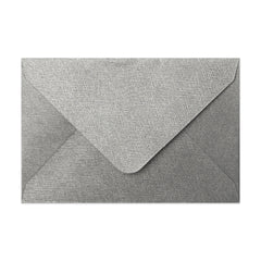 Textured Envelopes Silver 62 x 94 mm