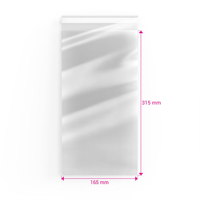 Cello Bags (Non-Header) Clear 315 x 165 mm