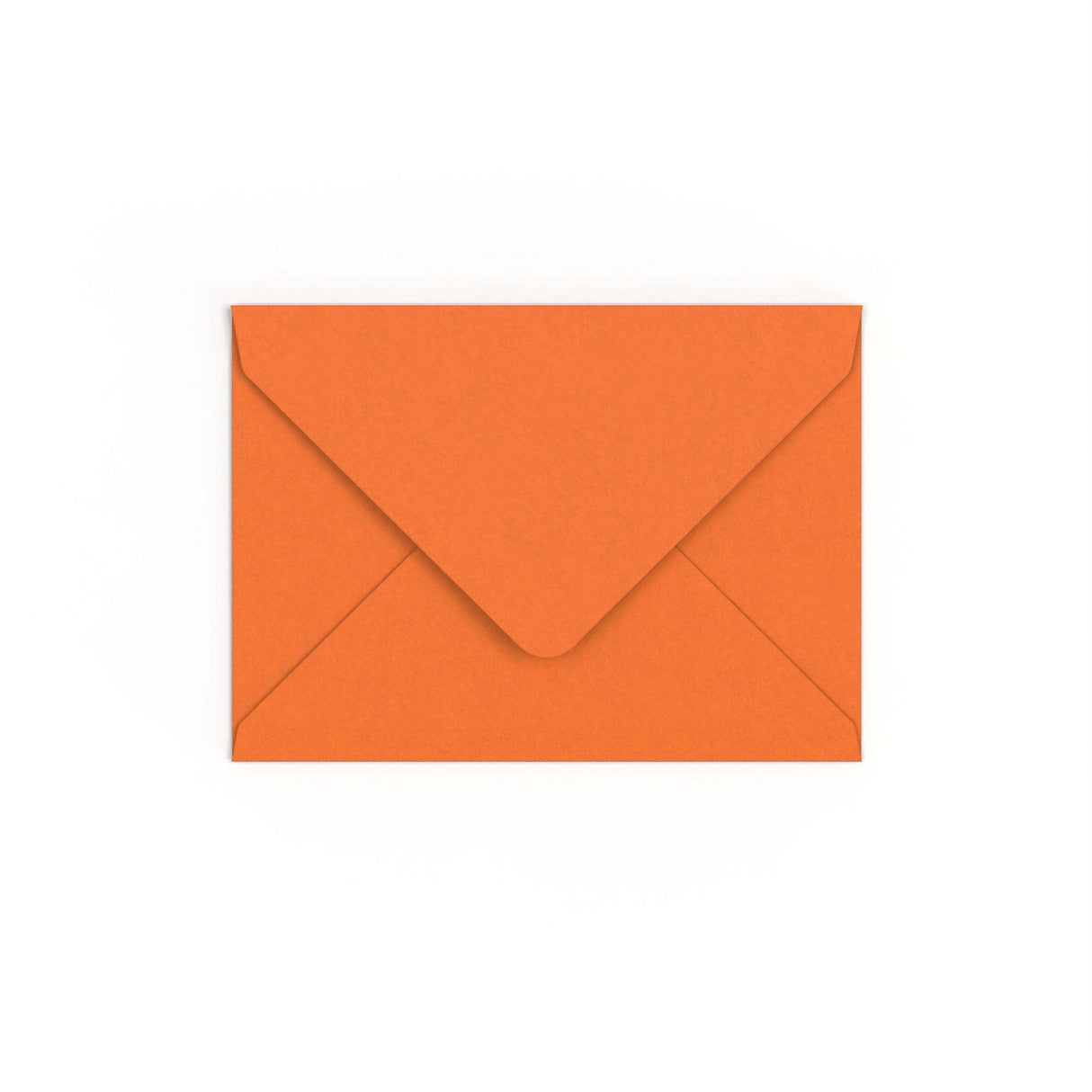 Flame Orange British Made Gummed V-Flap Envelope (133 x 184mm)