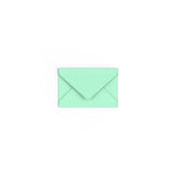 Jade Green British Made Gummed V-Flap Envelope (62 x 94mm)