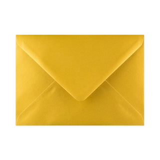 Metallic Gold Gummed V-Flap Greeting Card Envelope (133 x 184mm)
