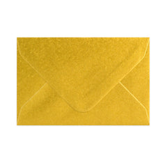 Metallic Gold Gummed V-Flap Greeting Card Envelope (62 x 94mm)
