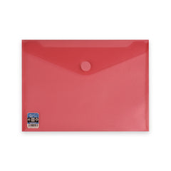Translucent Documents Folder (V-Lock) Red 240 x 335 mm (C4)