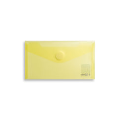 Translucent Documents Folder (V-Lock) Yellow 125 x 225 mm (DL+)