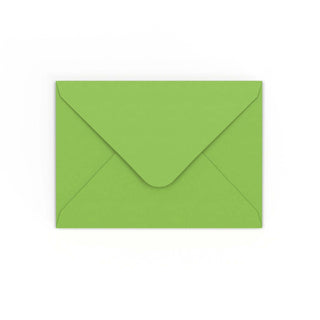 Mid Green Gummed V-Flap Envelope (125 x 175mm)