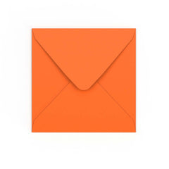 Orange Gummed V-Flap Envelope (155 x 155mm)