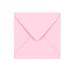 Pale Pink Gummed V-Flap Envelope (155 x 155mm)