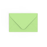 Pale Green Gummed V-Flap Envelope (65 x 94mm)