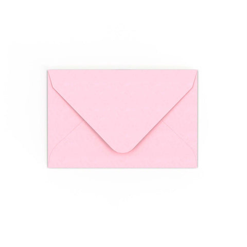 Pale Pink Gummed V-Flap Envelope (65 x 94mm)