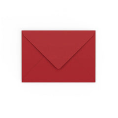 C6 Dark Red Gummed V-Flap Envelope (114 x 162mm)