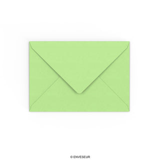 C6 Pale Green Gummed V-Flap Envelope (114 x 162mm)
