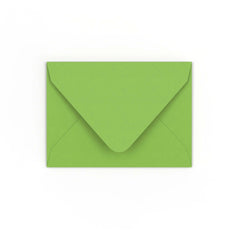 C7 Mid Green Gummed V-Flap Envelope (82 x 113mm)