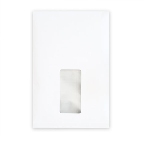 C5 White Recycled Peel & Seal Gusset Envelope (162 x 229 x 25mm)
