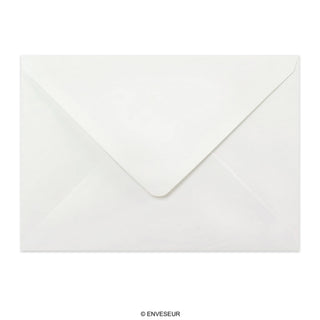 162x229 mm (C5) White Laid Envelope