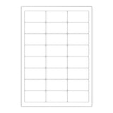 White Adhesive Labels