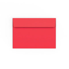 C6 Bright Red Peel & Seal Envelope (114 x 162mm)