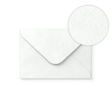White Envelope Hammered Texture 114x162 mm (C6)