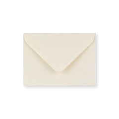C7 Ivory Wove Gummed V-Flap Greetings Envelope (82 x 113mm)