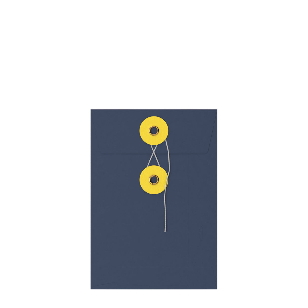 Coloured envelopes with string and washer closure