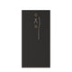 Coloured envelopes with string and washer closure Black 220 x 110 mm (DL)