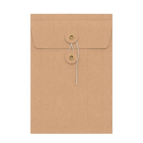 String & Washer Gusset Envelopes Manila 229 x 162 x 25 mm (C5)